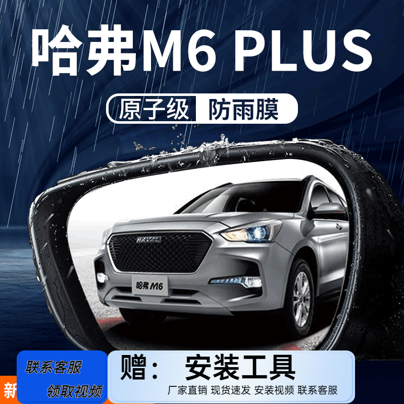 哈弗M6PLUS专用后视镜防雨膜