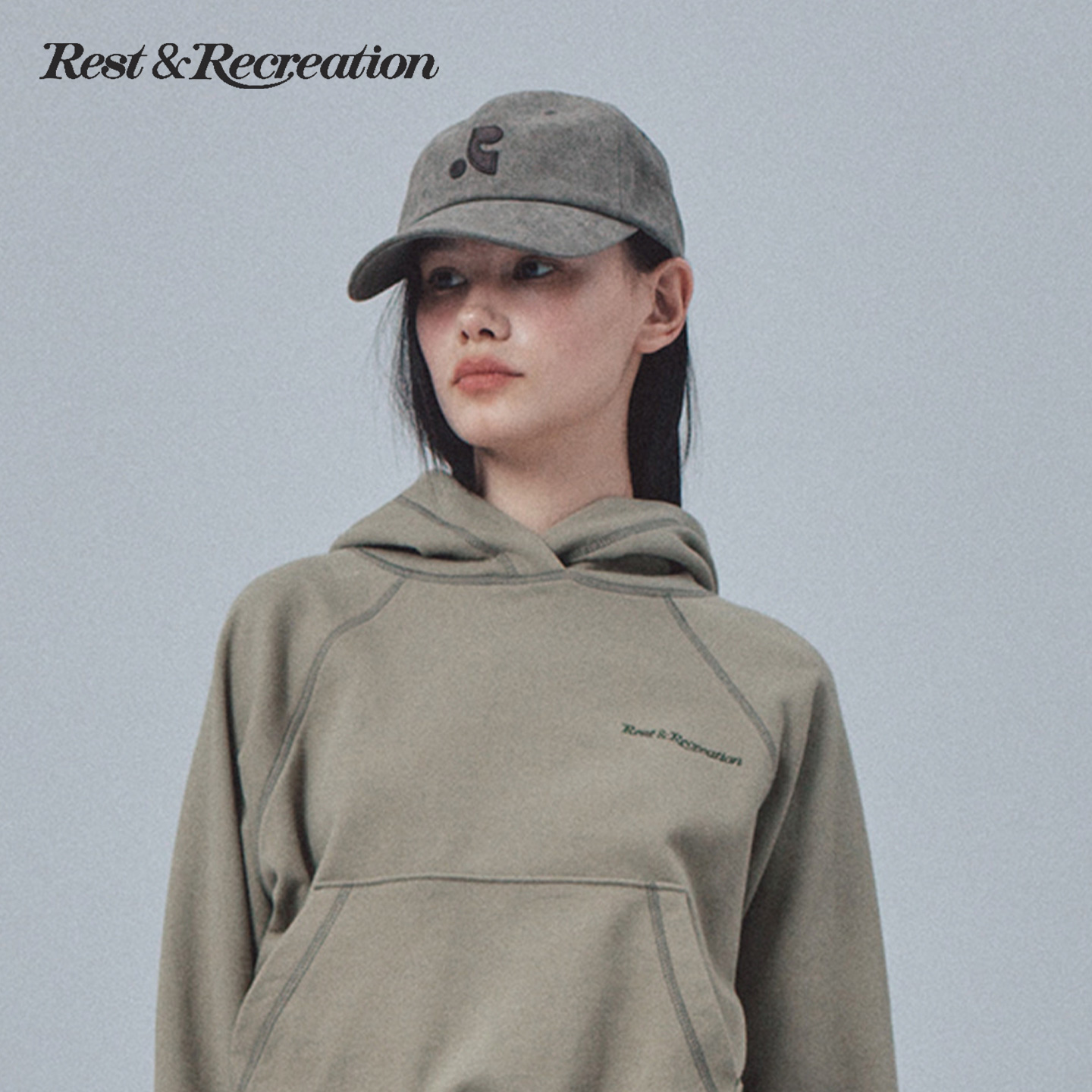 RR复古做旧刺绣logo棒球帽