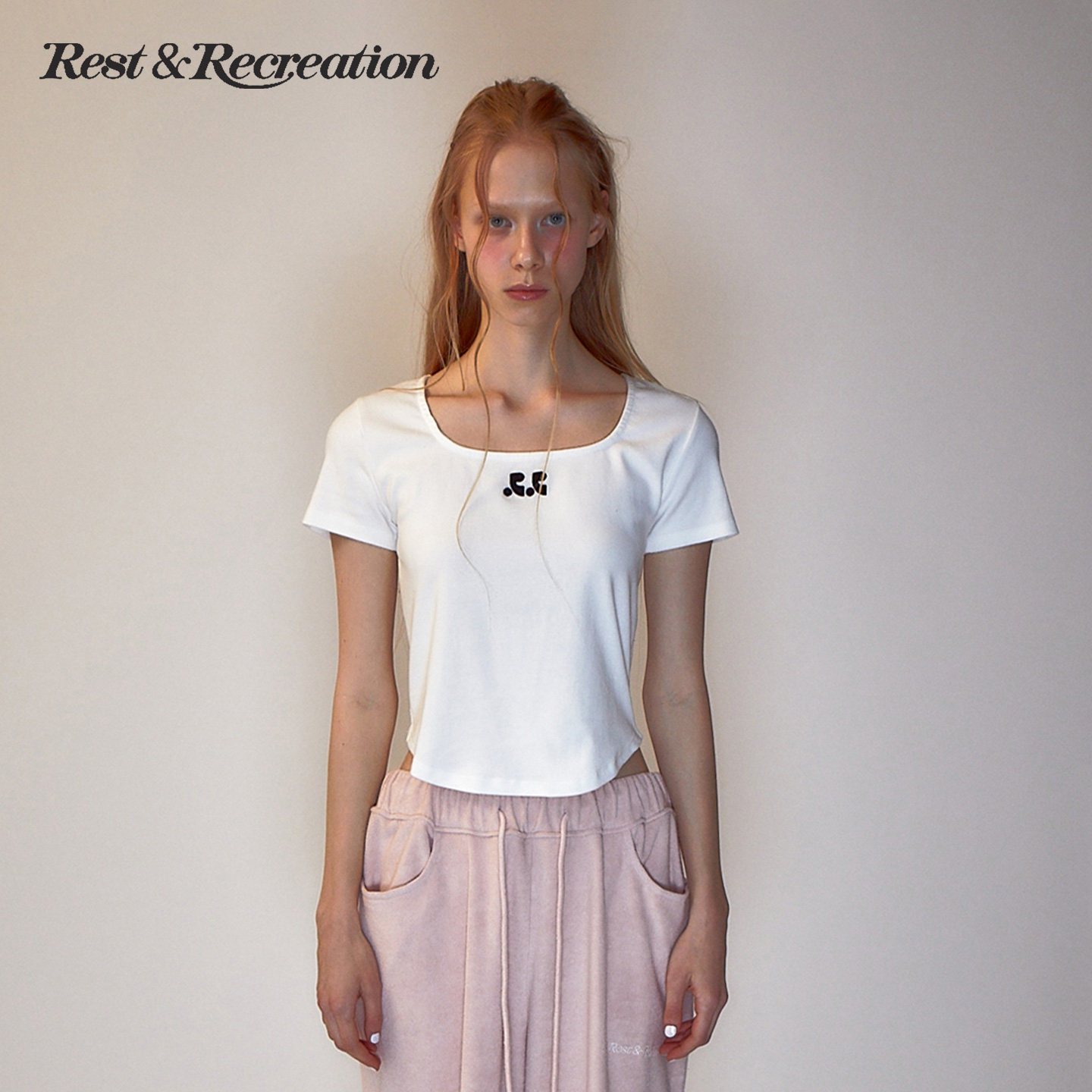 RestandRecreation收腰正肩短袖