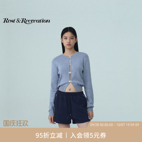RR银标logo短款松弛感穿搭针织衫