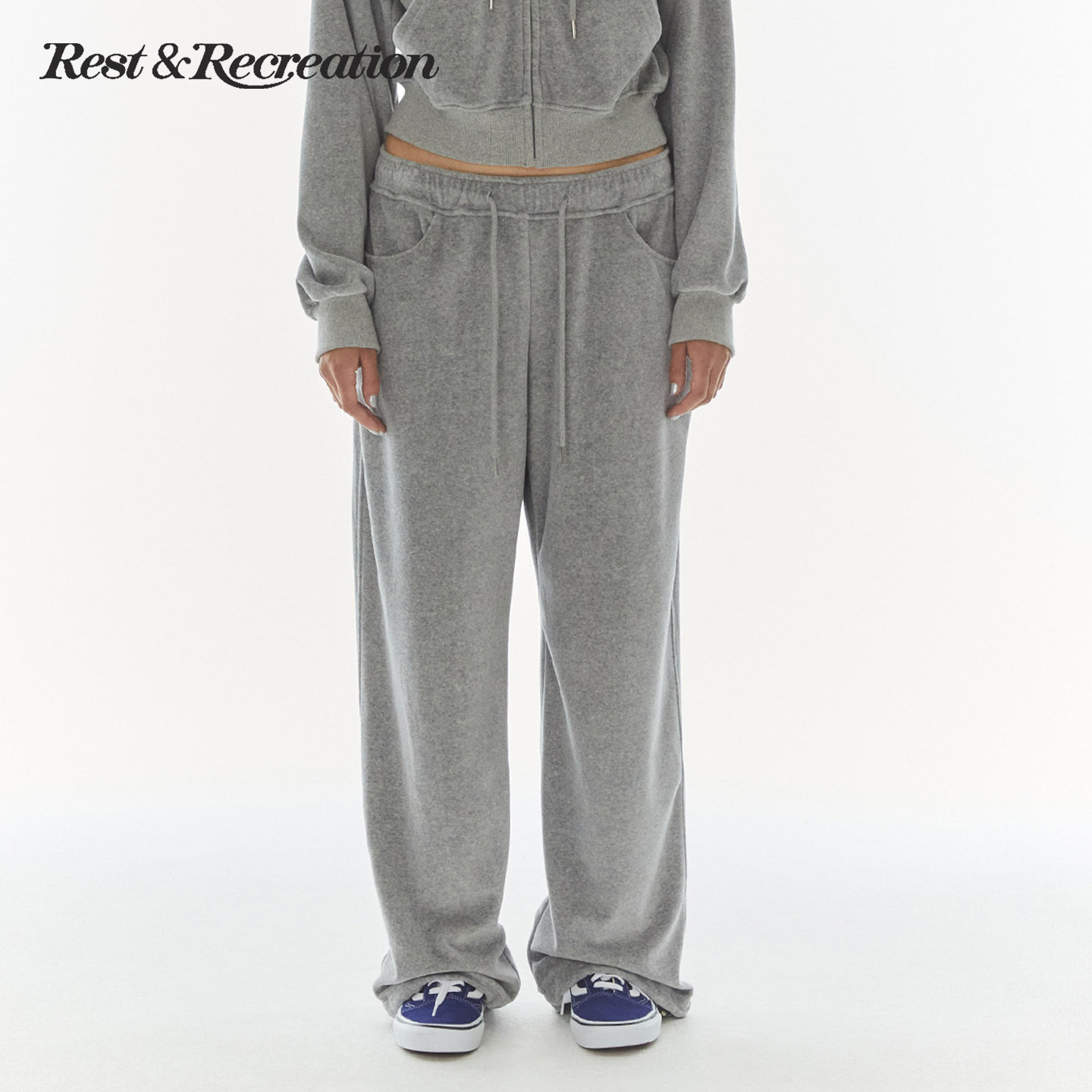 RestandRecreation宽松拖地长裤