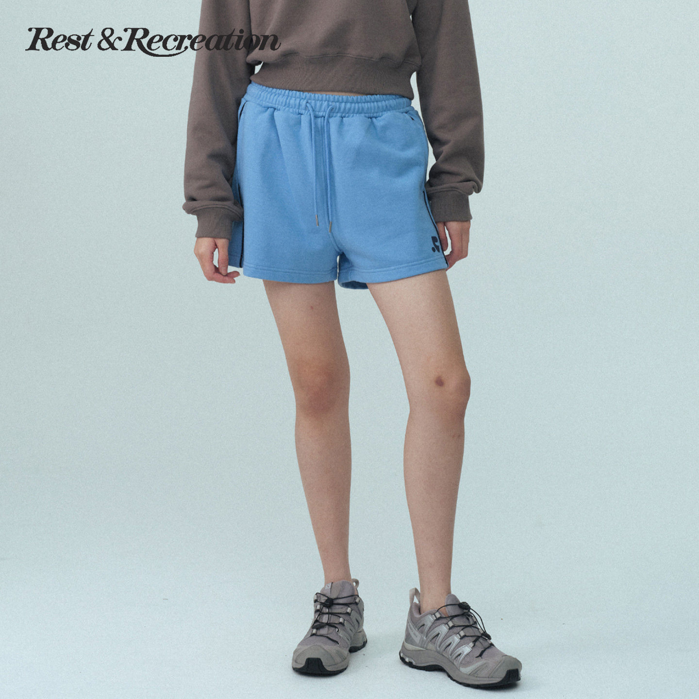 RestandRecreation撞色运动短裤
