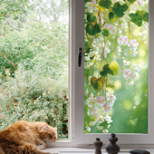 卫生间浴室卧室窗户贴纸装 饰防走光防窥膜磨砂透光不透明玻璃贴膜