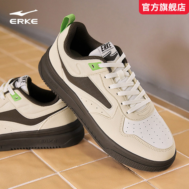 不羁鸿星尔克男鞋2026秋季新款复古轻便软底学生运动板鞋休闲鞋子,运动鞋new,板鞋,淘宝优惠券,粉丝福利购,淘宝优惠卷
