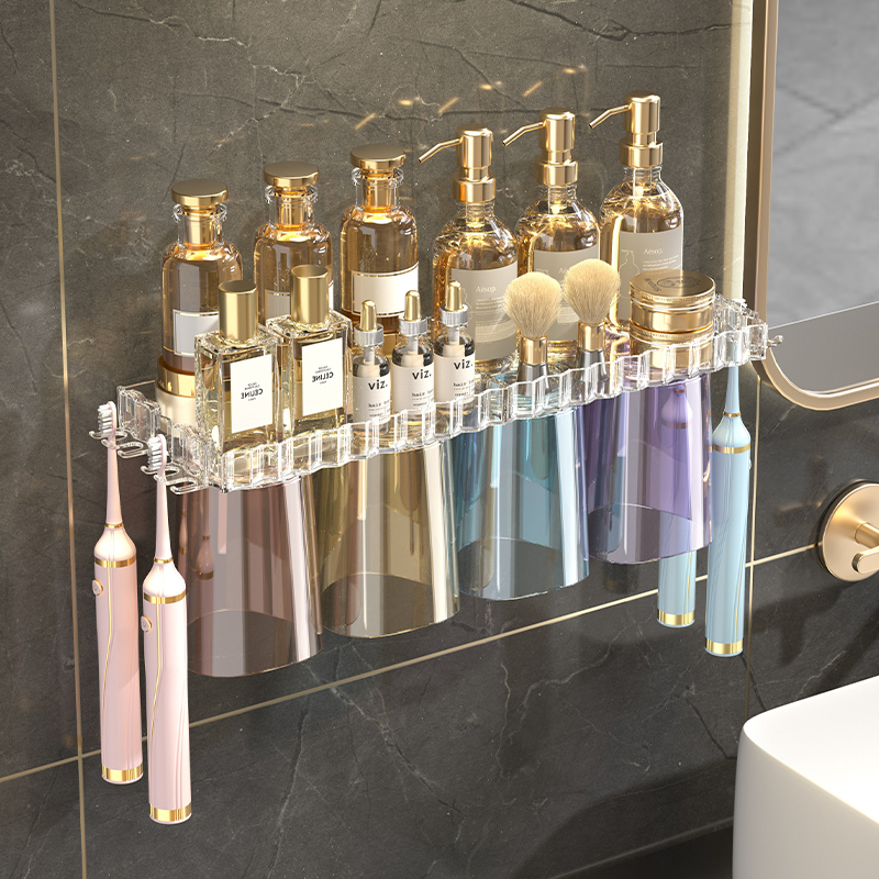 牙刷置物架免打孔漱口杯刷牙杯架