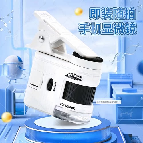 儿童益智便携迷你显微镜看细菌