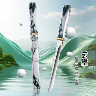 云墨水果刀家用小刀锋利高硬度刀具便携式蒙古手把肉刀网红小直刀