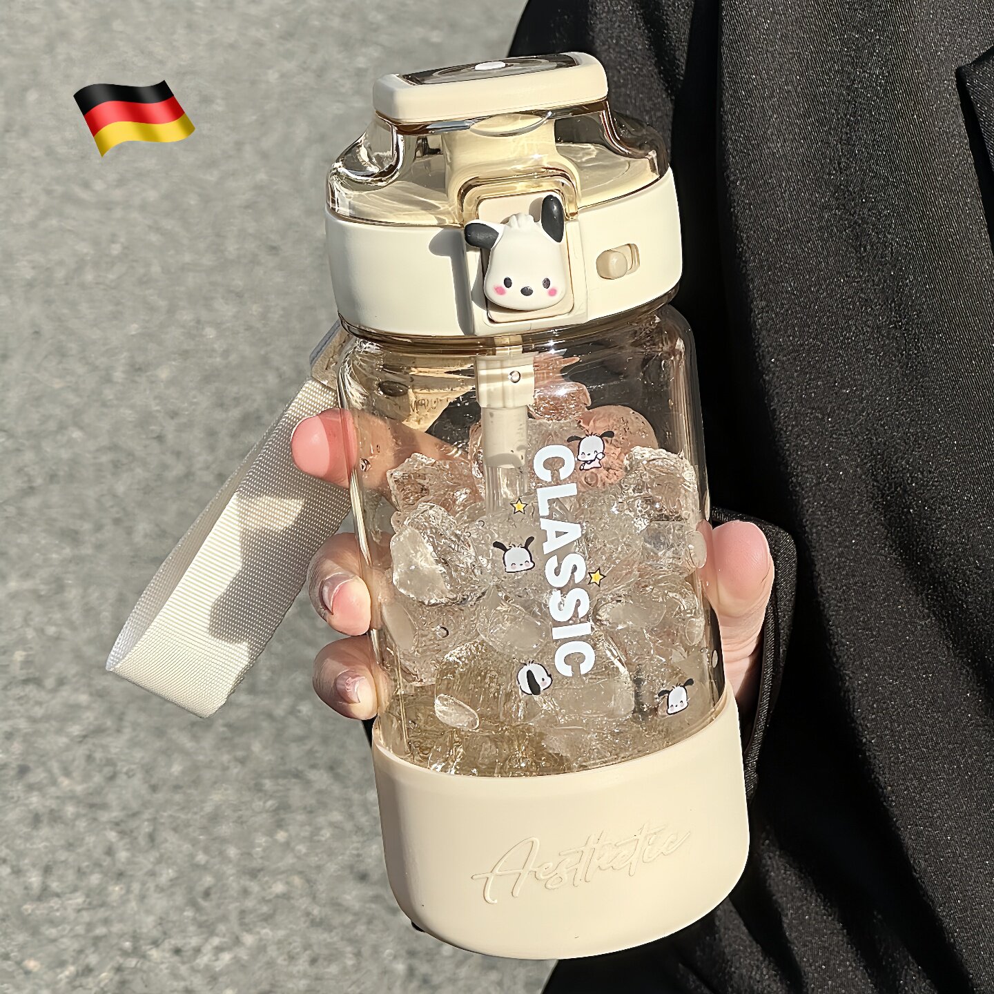 德国大容量吸管水杯男女tritan耐高温学生便携防摔运动水壶带刻度