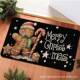 饰门垫地毯礼物垫子 圣诞节地毯圣诞树雪花麋鹿装 merry christmas