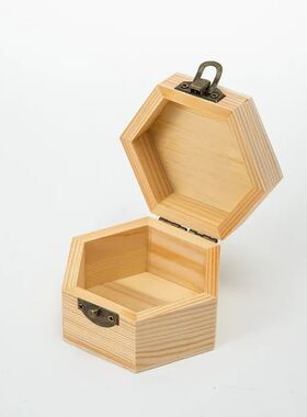 实木桌面收纳盒带锁翻盖木质把件手镯吊坠项链首饰包装盒礼品盒