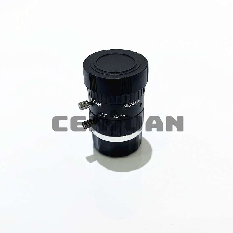 25mmFA工业镜头C接口5M像素2/3英寸光圈1.6视觉相机镜头工业视觉