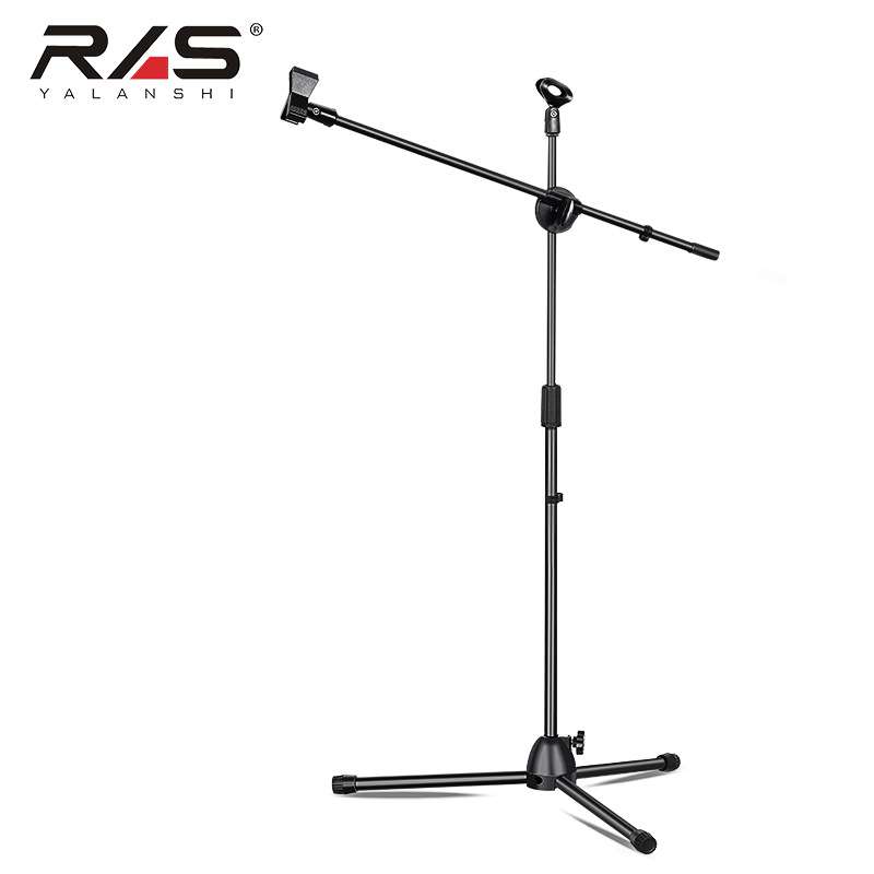 厂家直供麦克风落地式麦架舞台演出可升降话筒架子麦克风三脚支架