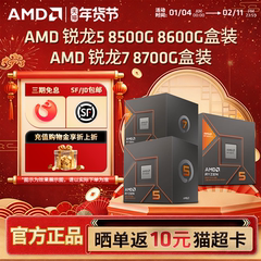 AMD锐龙8500G 8600G 8700G AI全新CPU盒装台式电脑游戏办公处理器