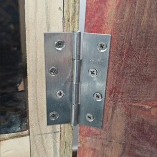 304不锈钢平开合页房门静音铰链木门折页大门合页铝合金门专用