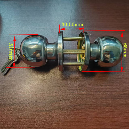 铝合金塑钢三杆式带钥匙门锁铜芯