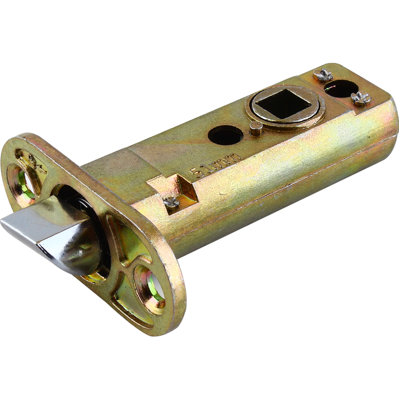 51MM锁舌插芯锁舌锁芯r锁体锁舌单舌锁体51/60/70MM中芯孔距