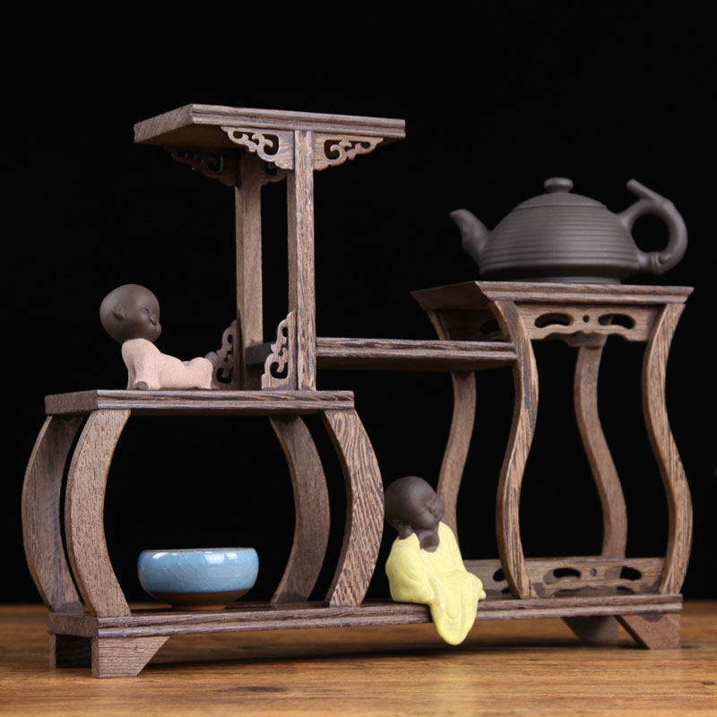 小博古架实木中式古典多宝阁古董架茶壶I茶具架子置物架摆件展示,住宅家具,多宝格/博古架,淘宝优惠券,粉丝福利购,淘宝优惠卷