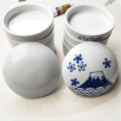 五层陶瓷调墨盘墨蝶国画调色碟颜料盘碟子多层水A彩工笔画调色碗