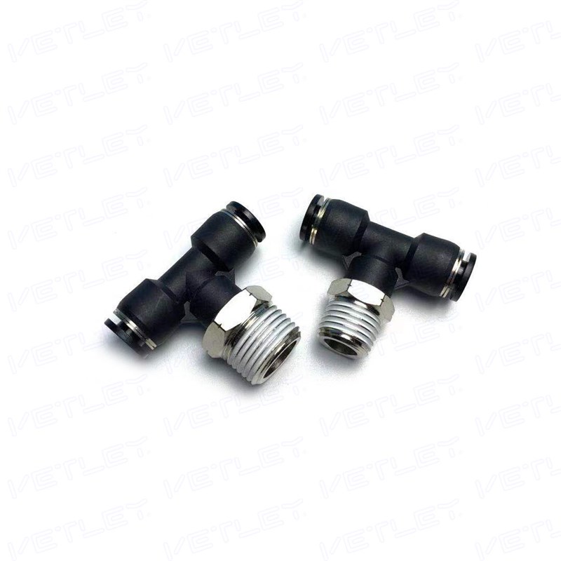 美制NPT 三通气动接头PT/PB 1/4-NPT1/8,3/I8-NPT1/4,1/2-NPT1/2