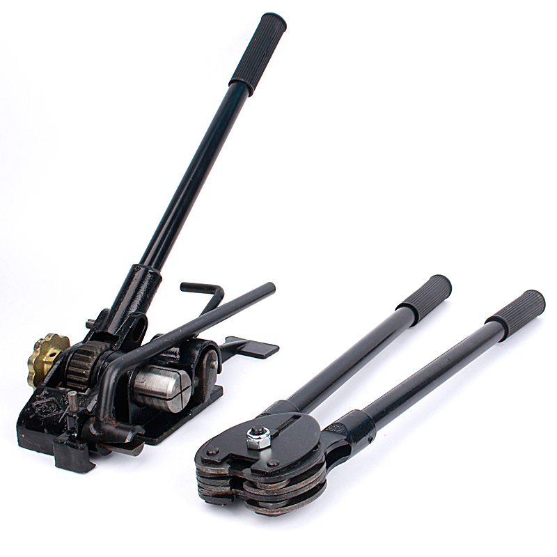 16/19/32mm手动铁皮打包机A钢带打包钳手提式重型卧式夹紧器捆扎