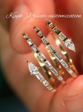 s925纯银戒指女原创小众设计简约