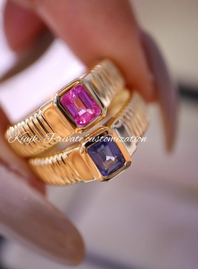 s925纯银轻奢时尚小众戒指