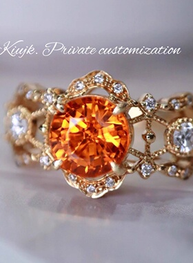 s925纯银戒指女小众设计感