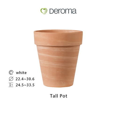 陶土花盆花园庭院透气耐用陶土盆