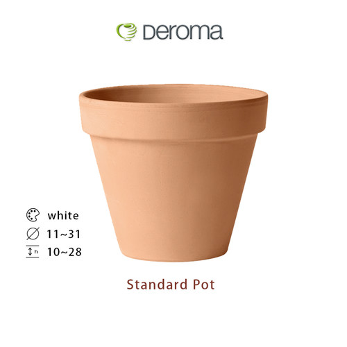 意大利简约百搭陶土花盆耐用透气