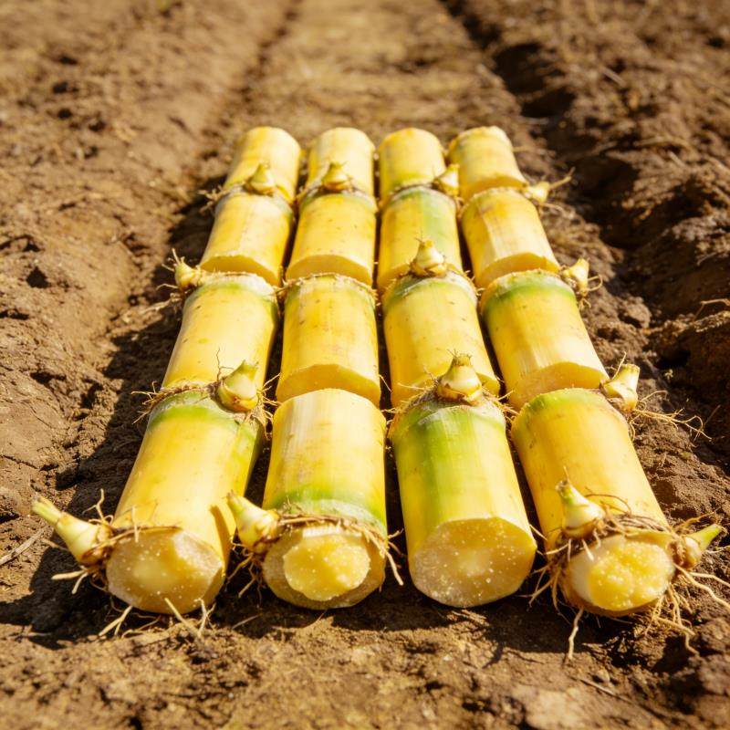 黄金白玉甘蔗种苗盆栽正宗广西黄皮甘蔗苗种黑皮甘蔗种节南北方种