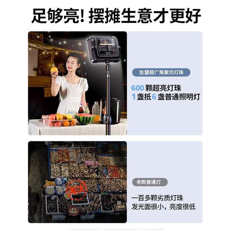 超亮露营灯摆摊灯夜市地摊灯充电强光户外移动超长续航照明灯