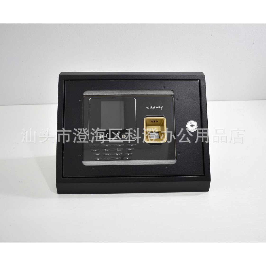 人脸及指纹考勤机斜面保护盒适用于睿者易通F30