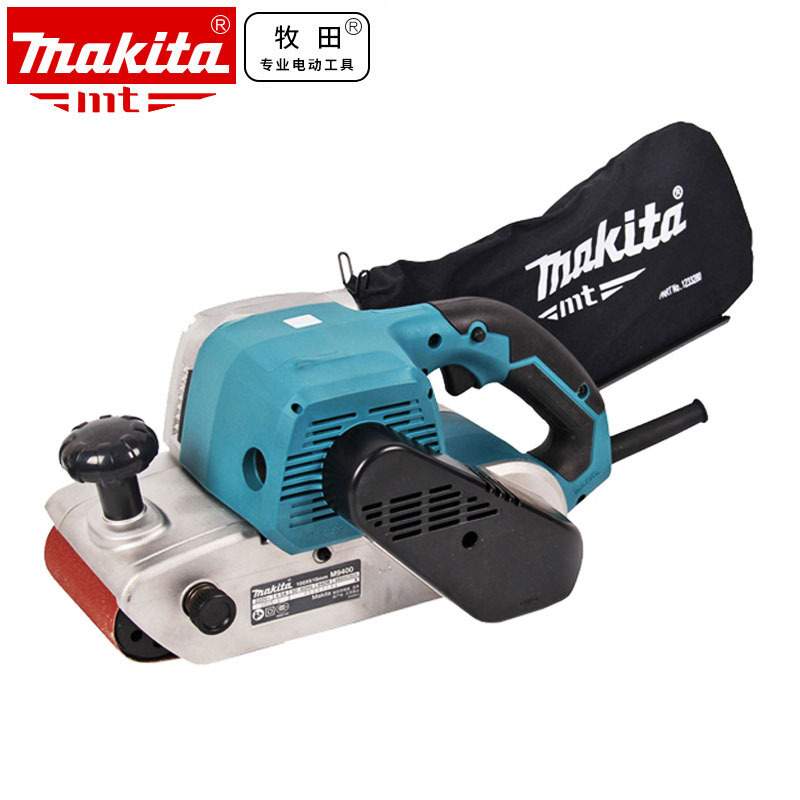 牧田Makita带式砂纸机砂带机木工多功能大功率抛光打磨M9400B