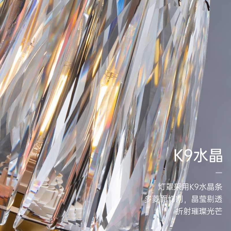 【繁星】全铜水晶吊灯轻奢美式乡村客厅灯后现代简约餐厅灯大厅灯