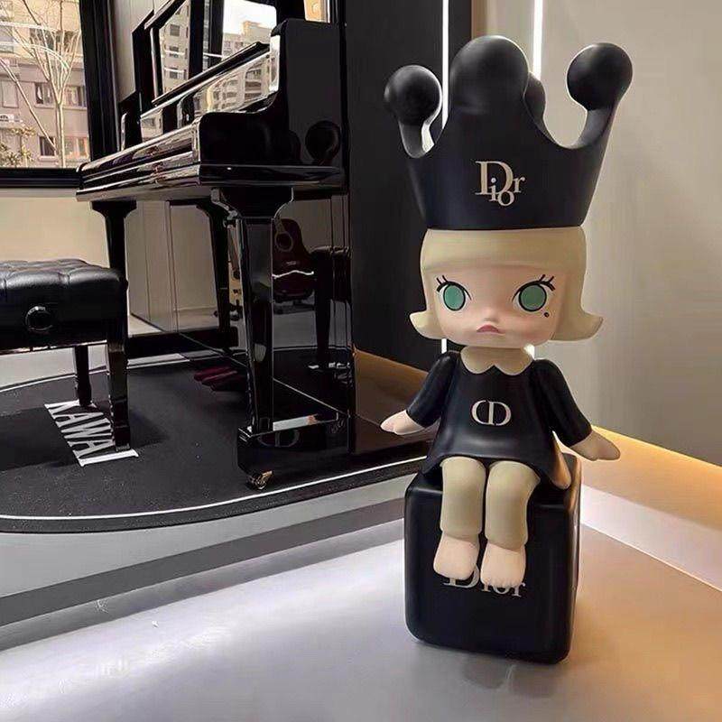 公主潮玩摆件高颜值网红画家茉莉轻奢现代客厅儿童房潮流装饰