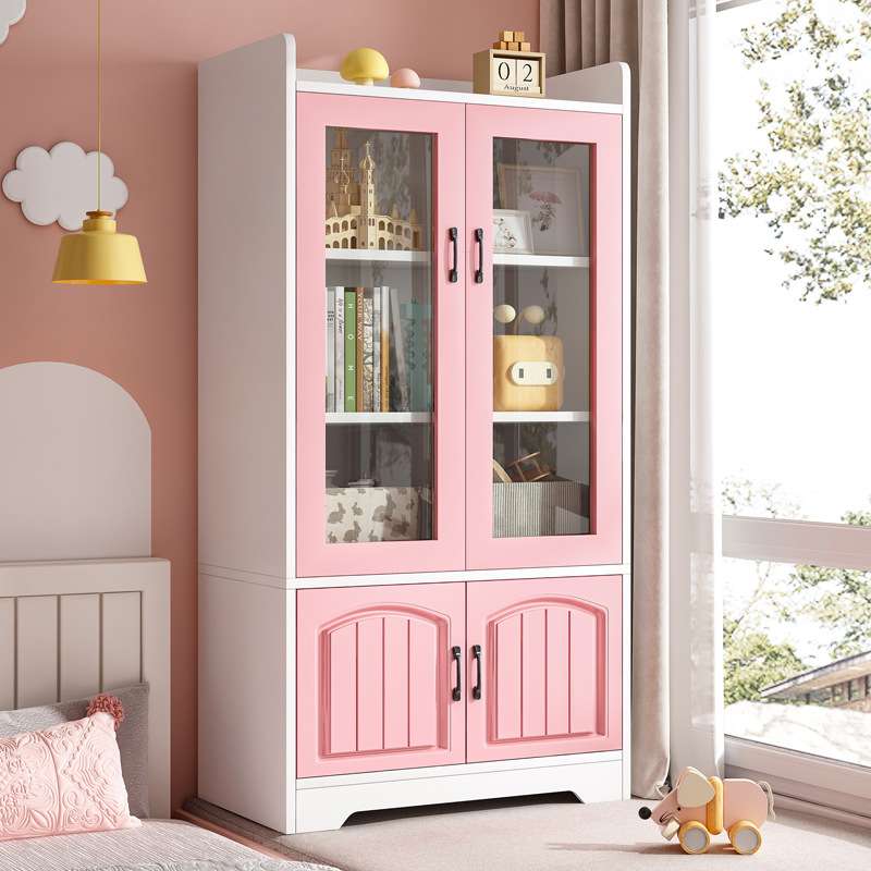 书架置物架家用客厅落地储物格子收纳储物柜儿童卧室飘窗柜小锦标