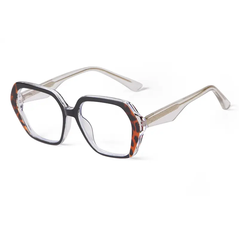 时尚风学生眼镜高颜值高级感近视平光镜男女款防蓝光大眼眶度数