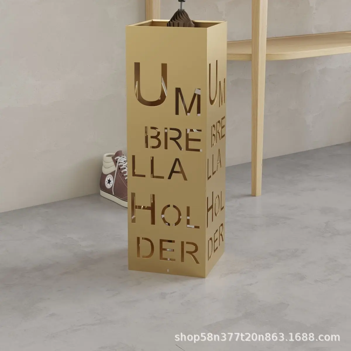 雨伞收纳架入户门家用门口挂伞置物架沥水放雨伞架商用装伞桶