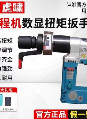 虎啸电动数显扭矩扳手TD1200/TD2000/TD3000钢结构强螺栓定扭