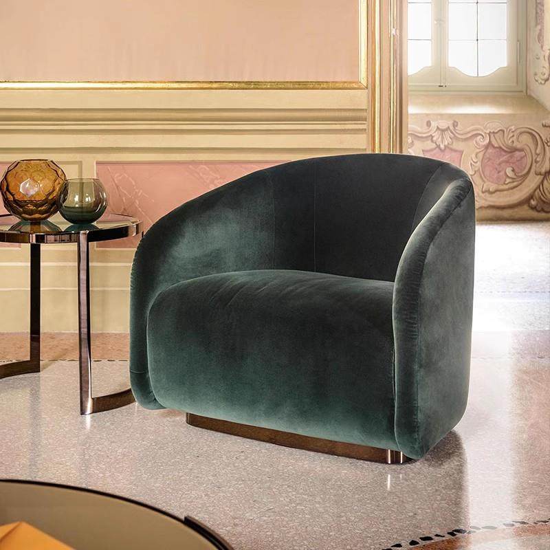 后现代美式客厅简约实木沙发简欧极简样板房间欧式轻奢风意式家具