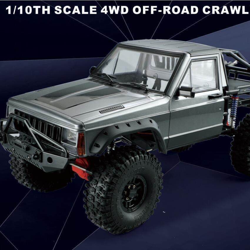 1:10仿真切诺基攀爬车四驱越野攀爬玩具大脚车电动模型玩具