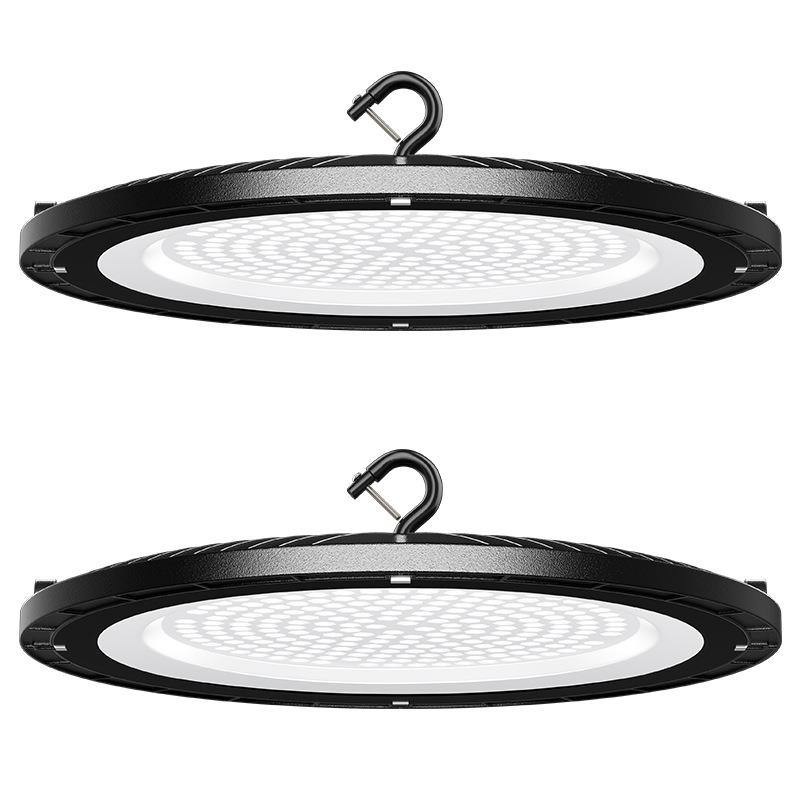 DOB工矿灯ufo飞碟灯圆形地下室仓库吊灯车间线性LED高棚灯矿工灯