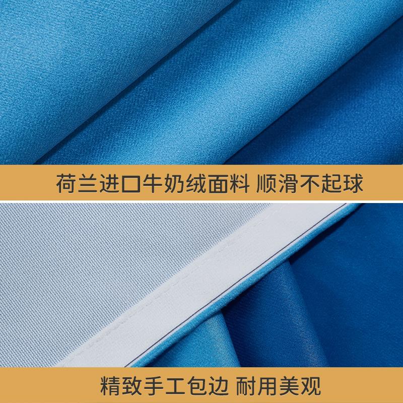 纯色梳妆台镜子遮挡帘免打孔卫生间柜子防水防尘布帘衣柜遮丑帘子