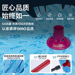 家用老式 抗菌拖布经典 拖把耐磨无纺布免手洗自拧水墩布