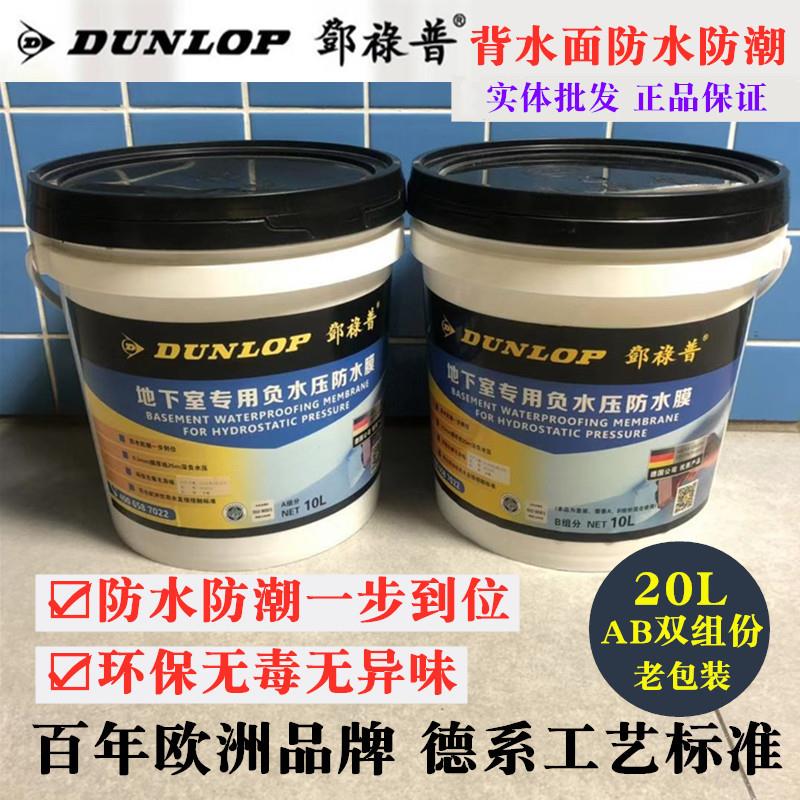 德国邓禄普别墅地下室负水压专用防水膜背水面抗渗防潮防霉涂料