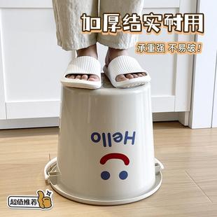 水桶家用储水用加厚大号塑料圆桶学生宿舍用手提洗澡洗衣桶盆套装