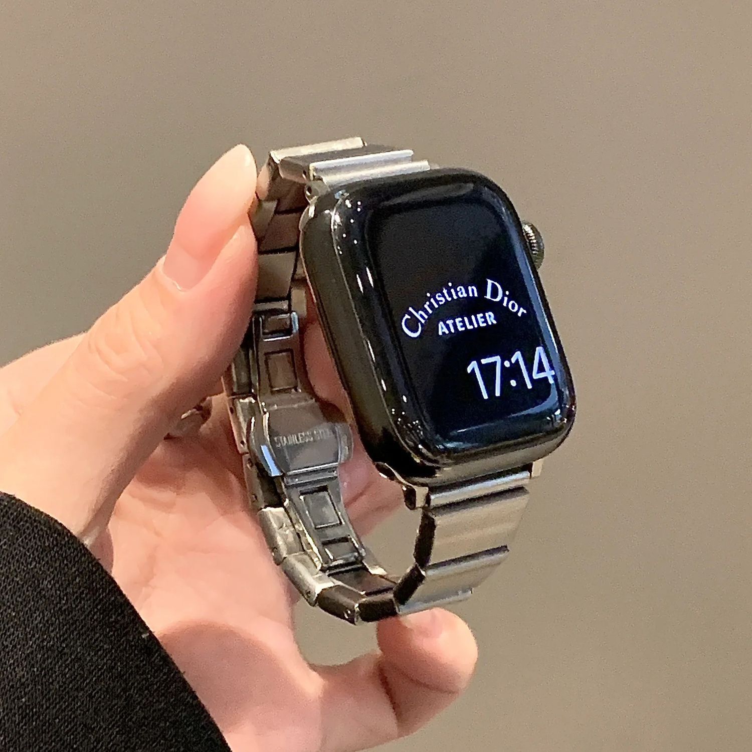 高级不锈钢vivo watch5/3/2/GT手表表带金属蝴蝶扣男女iQOOGT适用