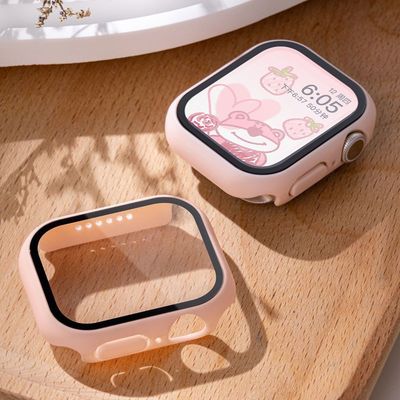 applewatch保护壳iwatch保护套s10苹果s9s8s7se手表壳膜一体Ultra