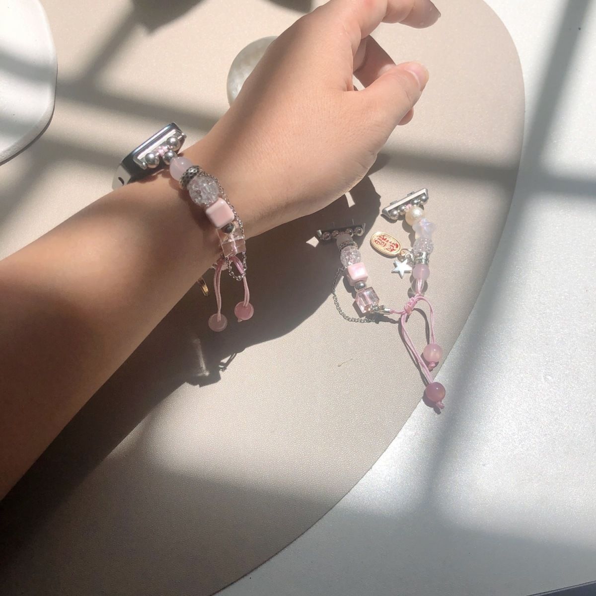 适用Redmi watch3表带新款红米手表3代女生菩提可爱INS风网红款粉
