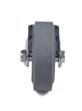 3寸4寸5寸防静电刹车轮灰色导电轮静音推车设备轮橡胶脚轮子